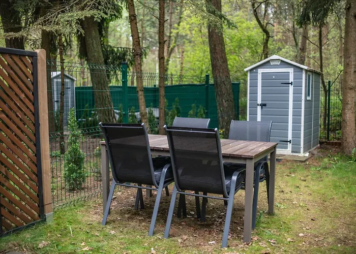 Appartement ,szeregowy Obok Lasu Z Tarasem I Dwoma Sypialniami , 800 Metrow Od Plazy