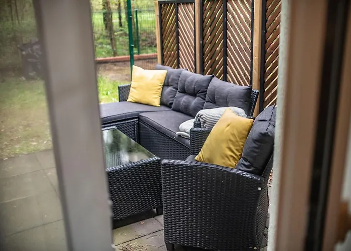 Appartement ,szeregowy Obok Lasu Z Tarasem I Dwoma Sypialniami , 800 Metrow Od Plazy