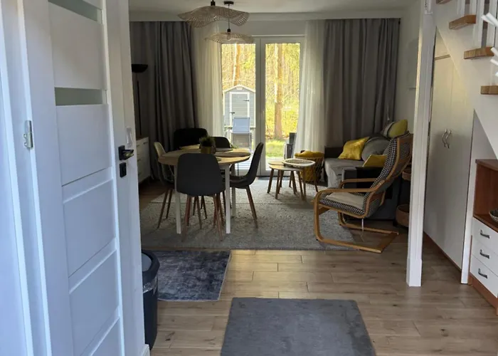 Appartement ,szeregowy Obok Lasu Z Tarasem I Dwoma Sypialniami , 800 Metrow Od Plazy